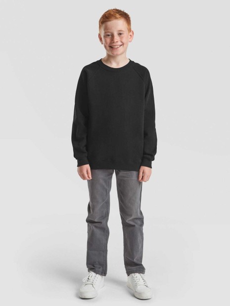 Sweat-shirts à personnaliser FOL Sweat-shirt enfant manches raglan (62-039-0) 