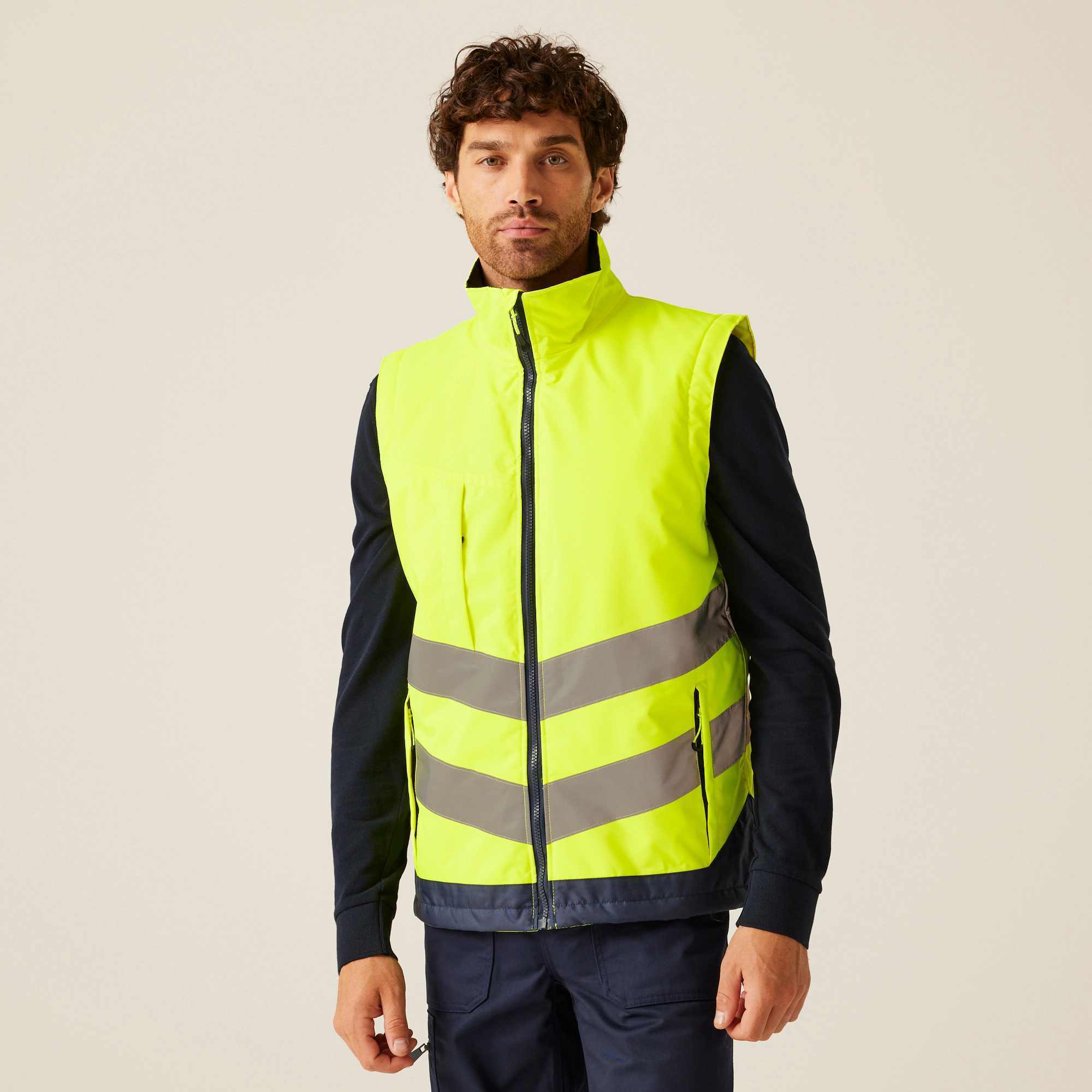 Vestes personnalisable REGATTA Hi-Vis Pro Bodywarmer