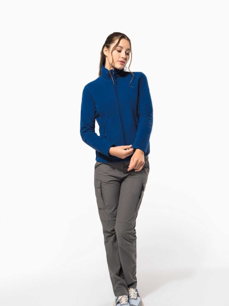 Laines polaires à personnaliser KARIBAN Veste micropolaire zippée femme 