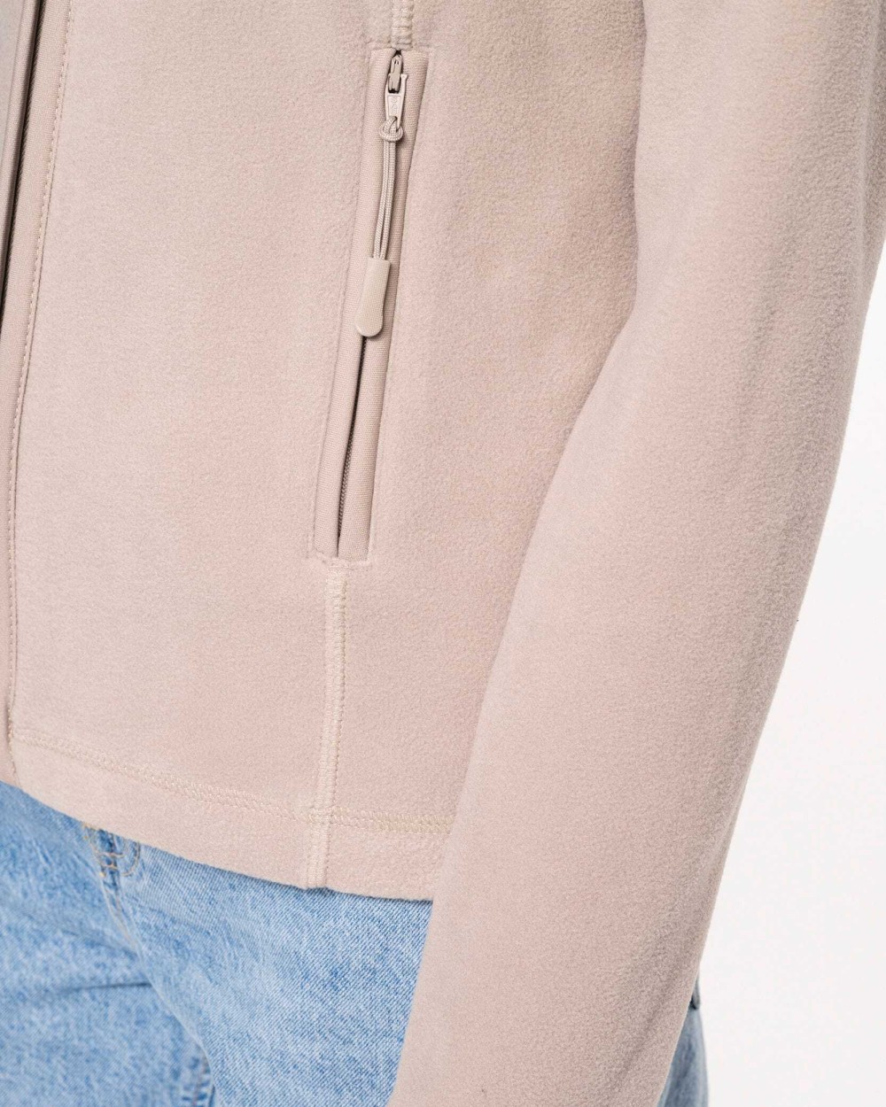 Polar Fleeces KARIBAN Microfleece met rits dames voor bedrukking &amp; borduring