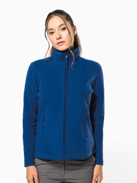 Laines polaires à personnaliser KARIBAN Veste micropolaire zippée femme 