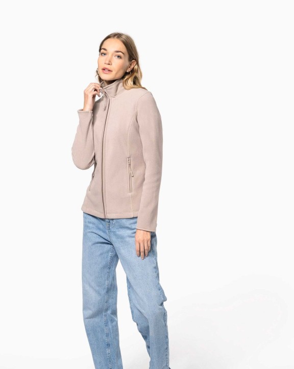 Polar Fleeces KARIBAN Microfleece met rits dames voor bedrukking &amp; borduring
