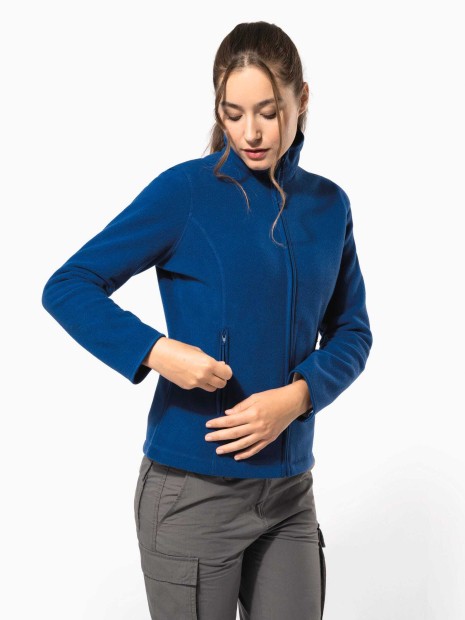 Laines polaires à personnaliser KARIBAN Veste micropolaire zippée femme 