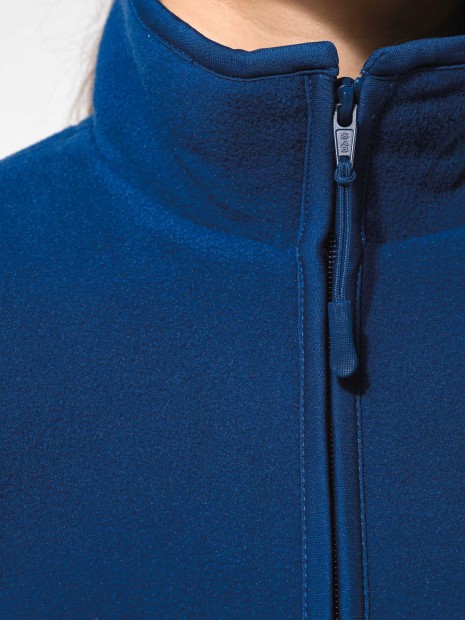 Laines polaires à personnaliser KARIBAN Veste micropolaire zippée femme 