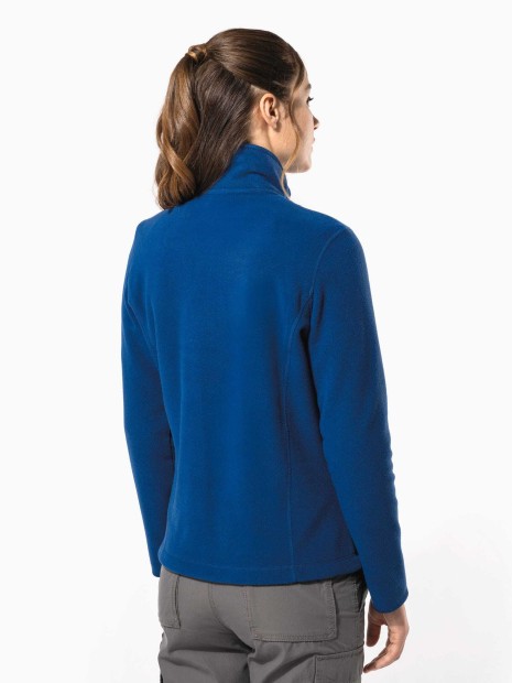 Laines polaires à personnaliser KARIBAN Veste micropolaire zippée femme 