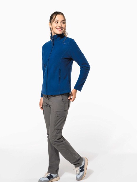 Laines polaires à personnaliser KARIBAN Veste micropolaire zippée femme 
