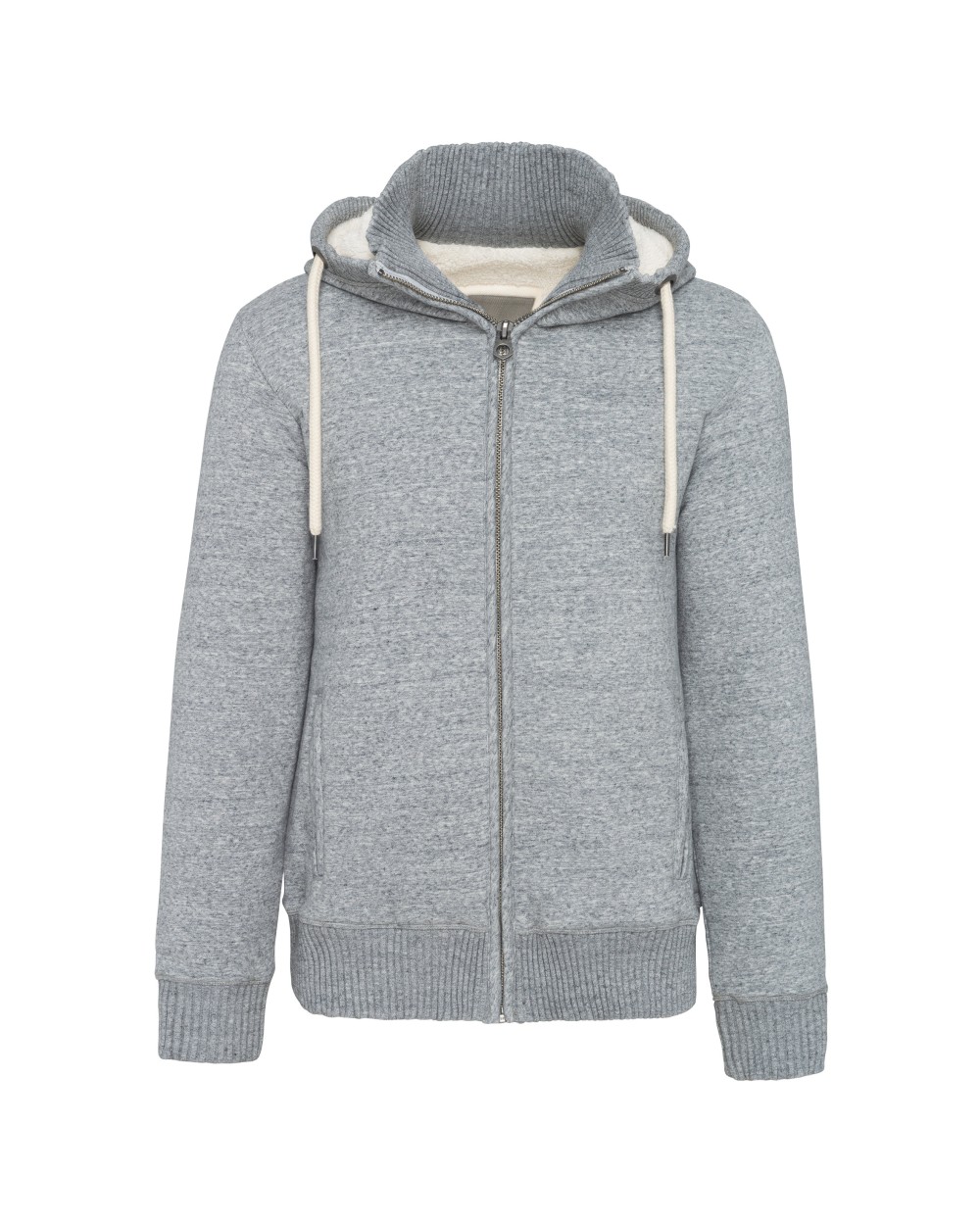 Jassen KARIBAN Vintage fleecevest met sherpavoering voor bedrukking &amp; borduring