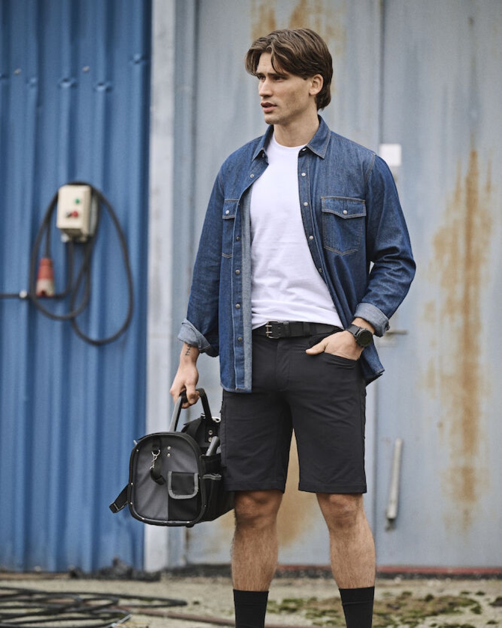 Bermudas & Shorts personnalisable JOBMAN 2718 Short de service Stretch