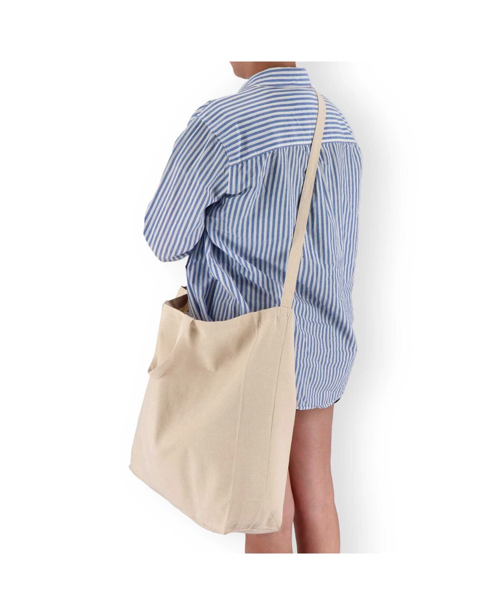 Tote bags 4DO Katoen Tote OEKO-TEX® 40 x 13 x 44cm 220g/m² voor bedrukking &amp; borduring
