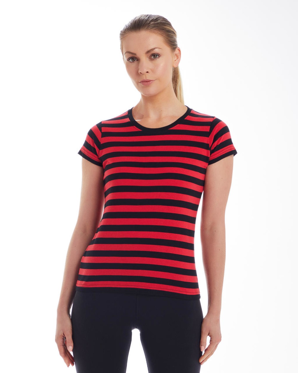 T-shirts MANTIS WOMEN'S STRIPY T voor bedrukking &amp; borduring
