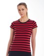 T-shirts MANTIS WOMEN'S STRIPY T voor bedrukking &amp; borduring