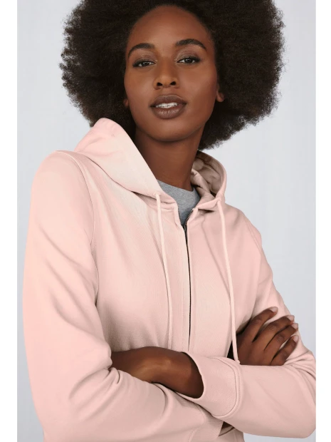 Sweat-shirts à personnaliser B&C INSPIRE ZIPPED HOOD /WOMEN 