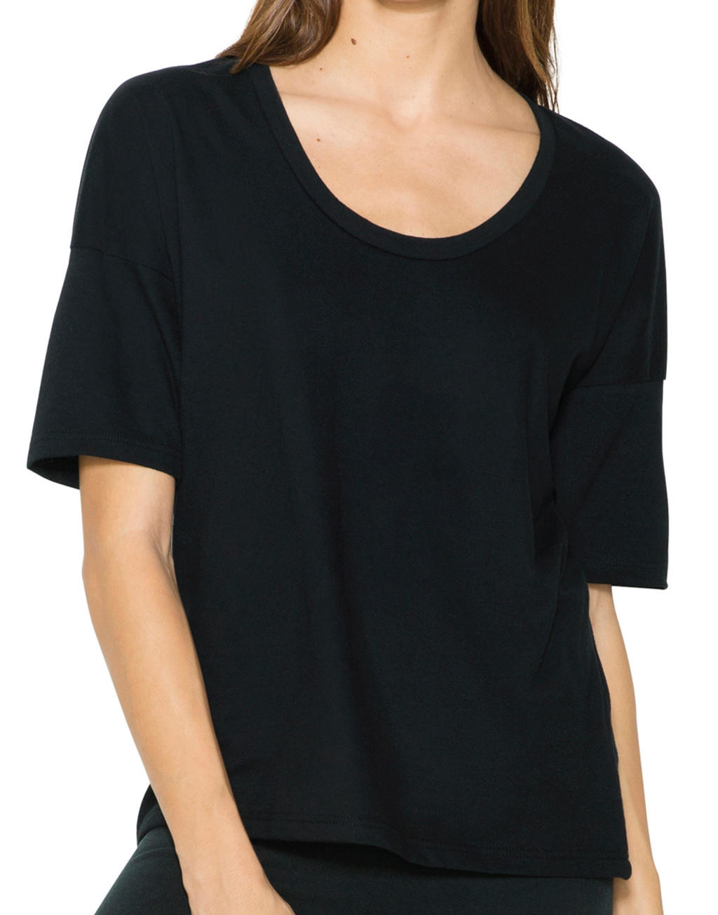 T-shirts AMERICAN APPAREL Women's Power Wash Deep U-Neck T-Shirt voor bedrukking &amp; borduring