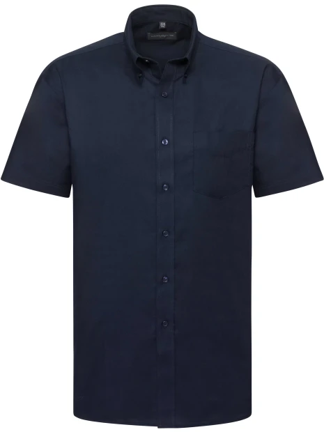 RUSSELL Chemise homme manches courtes Oxford /api/colors/f616174a-642e-417a-958d-f6fb41267ae9 personnalisable
