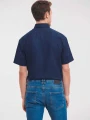Chemises à personnaliser RUSSELL Chemise homme manches courtes Oxford 