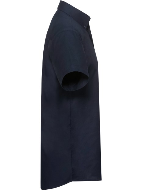 RUSSELL Chemise homme manches courtes Oxford /api/colors/f616174a-642e-417a-958d-f6fb41267ae9 personnalisable
