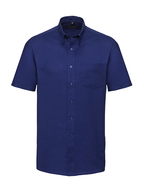 RUSSELL Chemise homme manches courtes Oxford /api/colors/faa09971-d6a0-46cd-b5b3-d674b3aba32b personnalisable