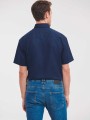 Chemises à personnaliser RUSSELL Chemise homme manches courtes Oxford 