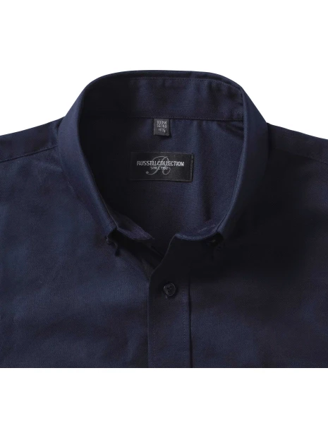 RUSSELL Chemise homme manches courtes Oxford  personnalisable