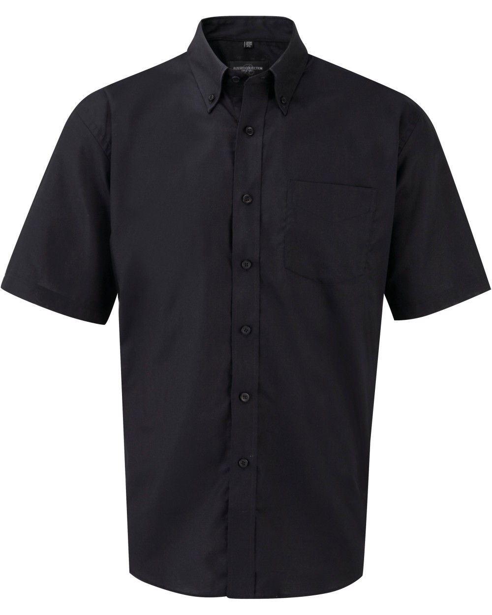 RUSSELL Men's Short Sleeve Easy Care Oxford Shirt Hemden personalisierbar