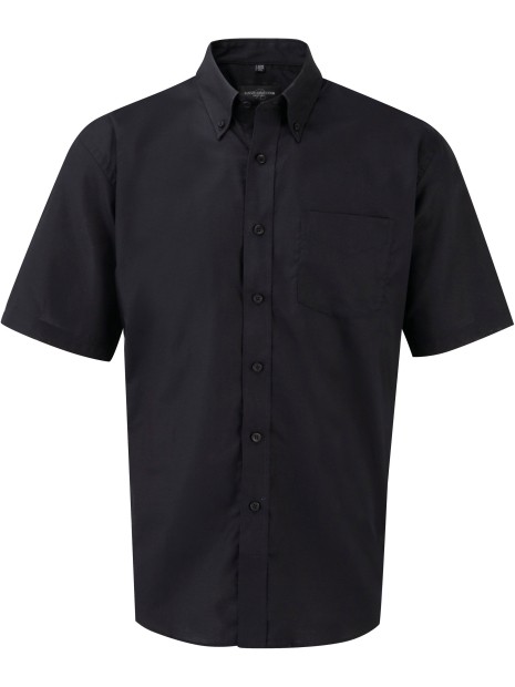 RUSSELL Chemise homme manches courtes Oxford /api/colors/b9fdad4a-5e94-45cb-8c03-c08b349b28c3 personnalisable
