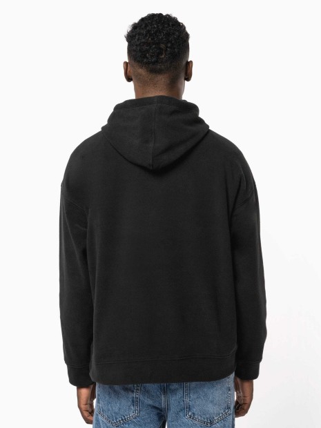 Sweat-shirts à personnaliser KARIBAN Sweat-shirt à capuche oversize en micropolaire recyclée unisexe 