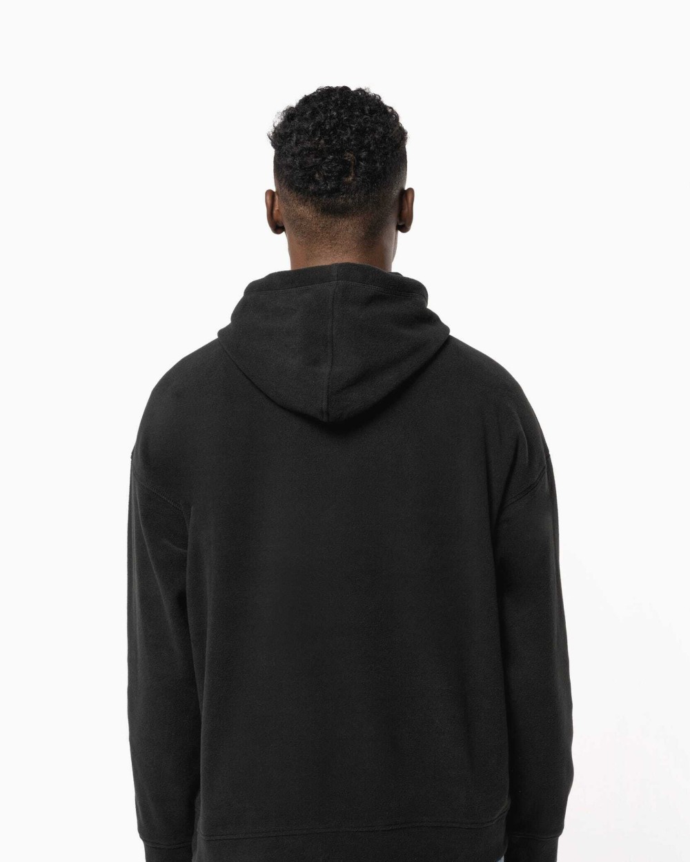 Sweat-shirts personnalisable KARIBAN Sweat-shirt à capuche oversize en micropolaire recyclée unisexe