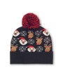 Accessoires personnalisable 4DO Bonnet à pompon tricoté