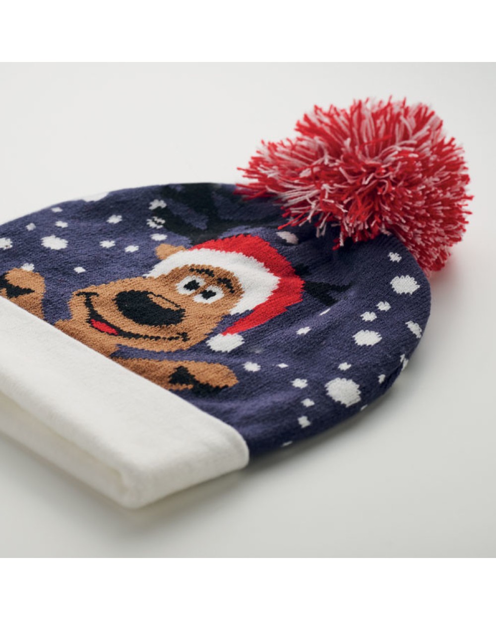 4DO Weihnachtliche Strickmütze Zubehör personalisierbar