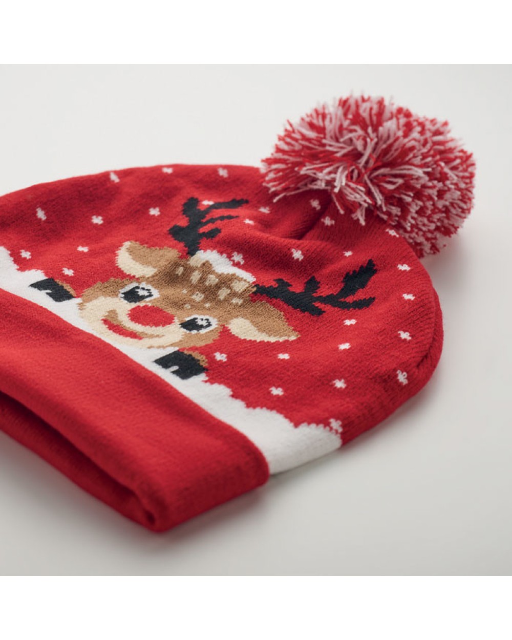 Benodigdheden 4DO Gebreide kerstmuts voor bedrukking &amp; borduring