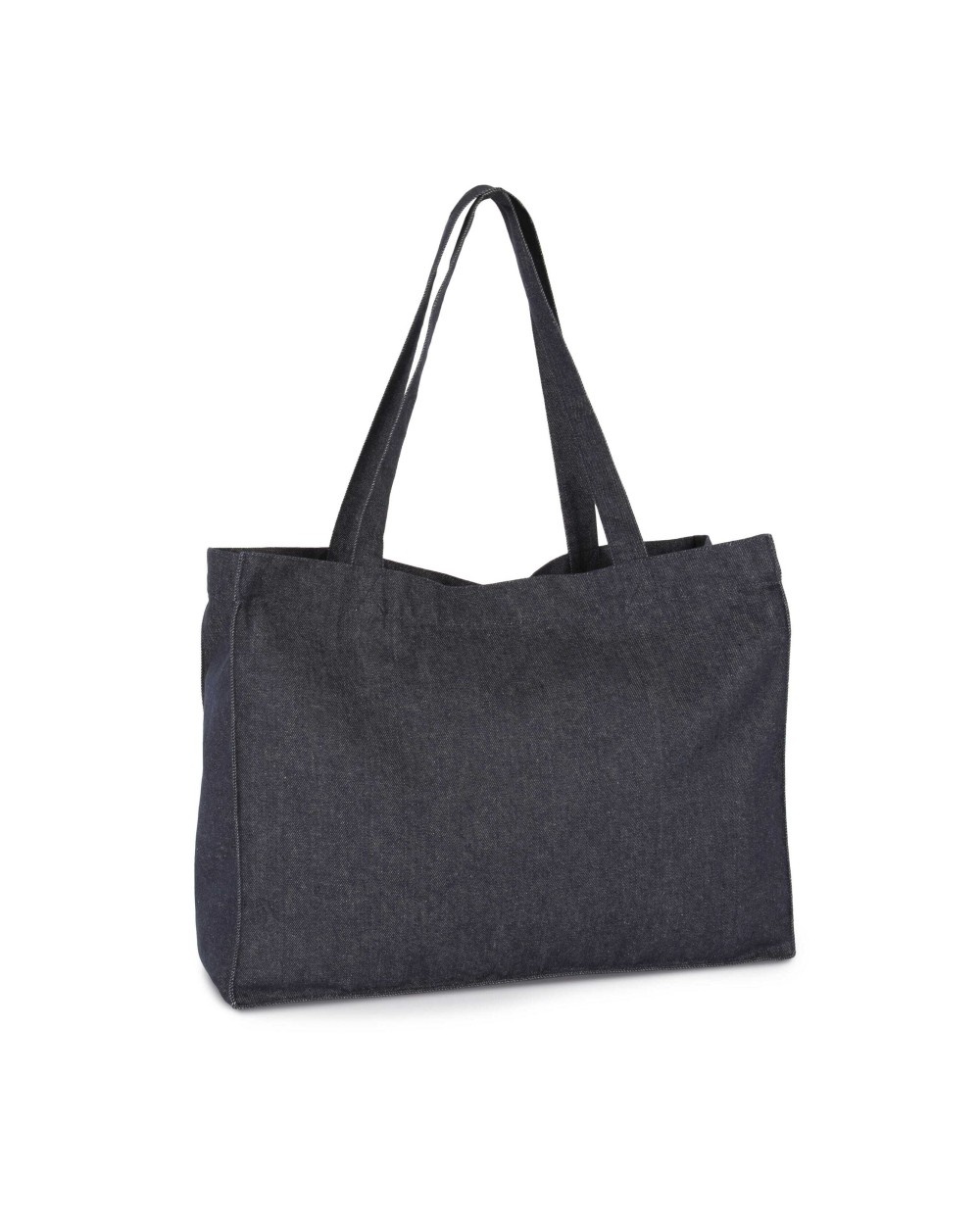 KIMOOD Große Shoppingtasche aus Denim Taschen personalisierbar