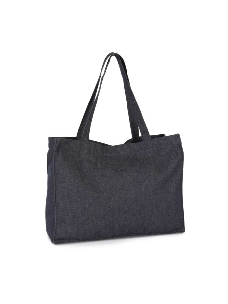 KIMOOD Grand sac shopping denim  personnalisable