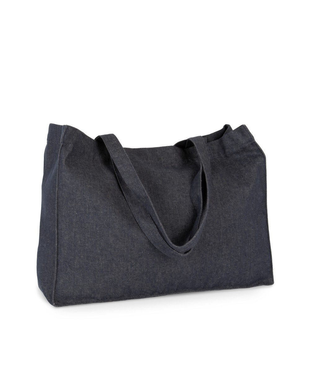 KIMOOD Große Shoppingtasche aus Denim Taschen personalisierbar