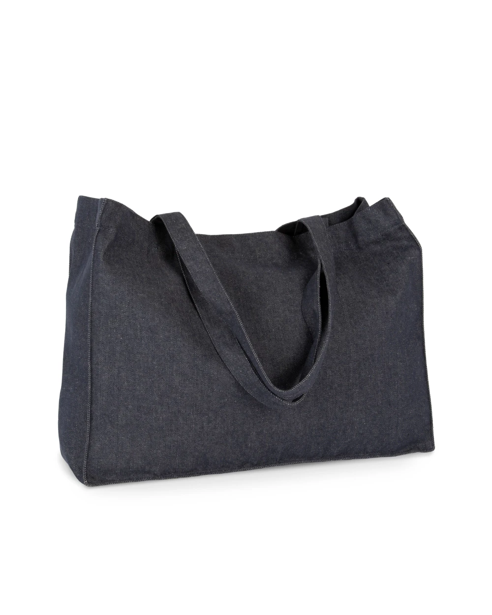 Tassen & Zakken KIMOOD Grote shopper van denim voor bedrukking &amp; borduring