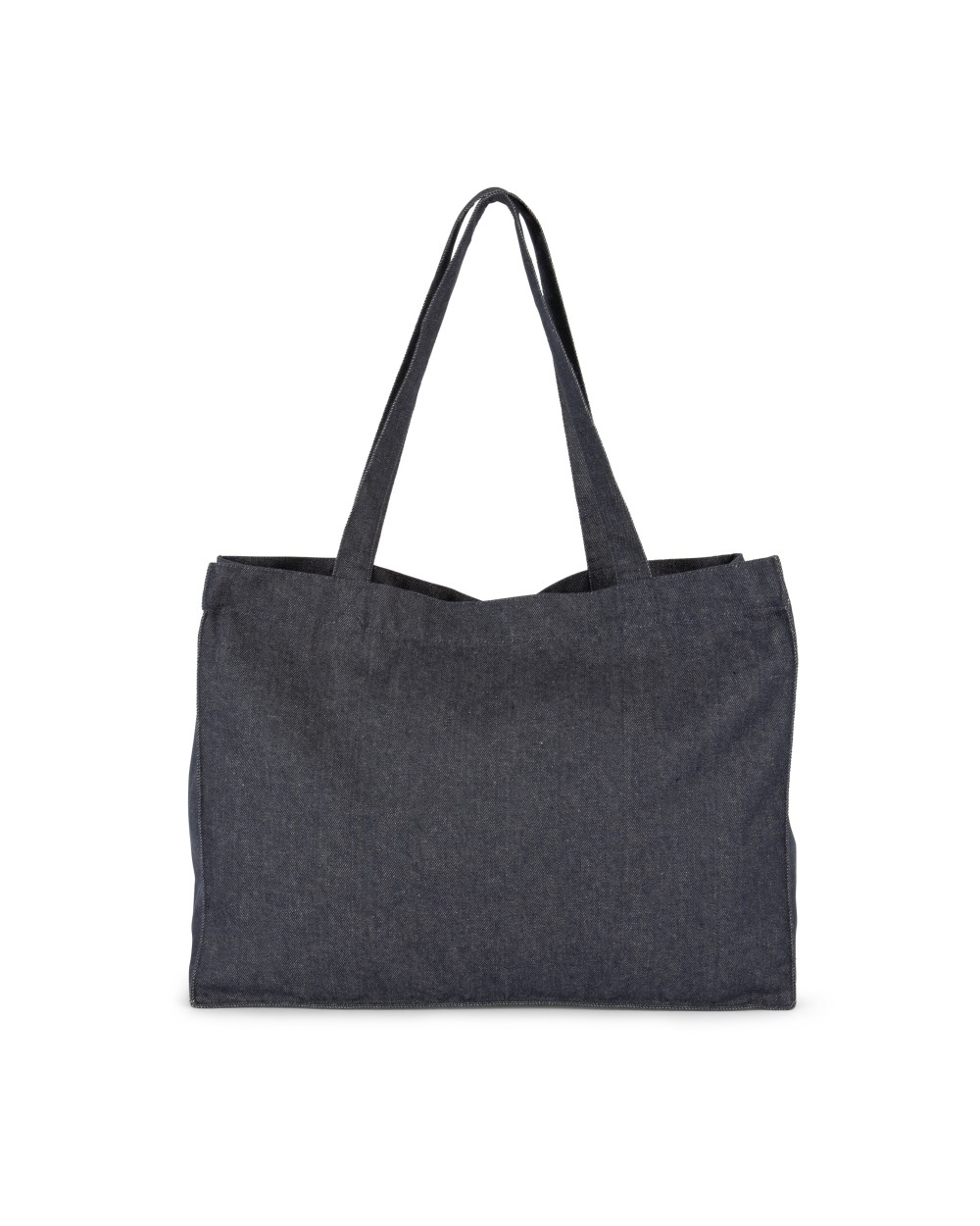 KIMOOD Große Shoppingtasche aus Denim Taschen personalisierbar
