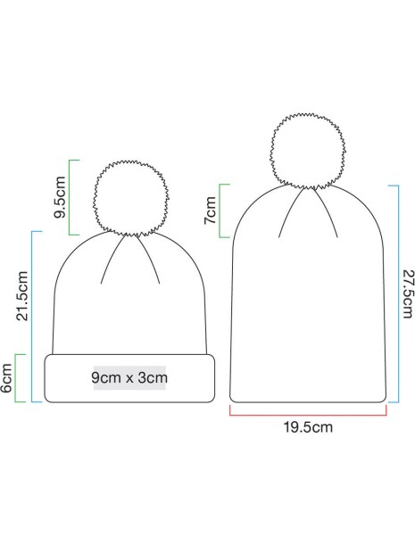 Bonnets à personnaliser BEECHFIELD Bonnet réfléchissant Bobble Junior 