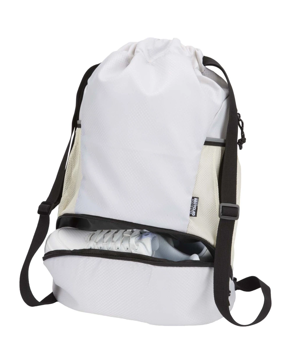 Sacs & Bagagerie personnalisable 4DO Sac de sport Varyon à cordon en matériaux recyclés certifiés GRS avec compartiment inférieur de 18 L