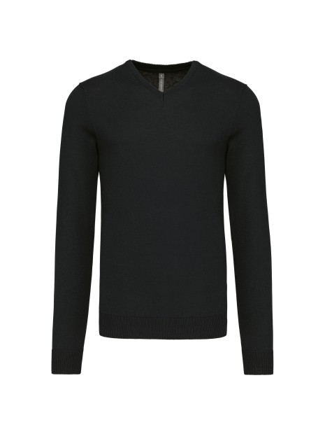 KARIBAN Pull col V homme /api/colors/b9fdad4a-5e94-45cb-8c03-c08b349b28c3 personnalisable