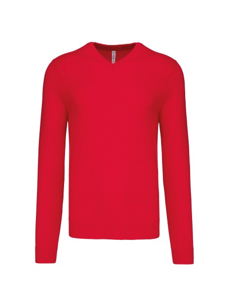 KARIBAN Pull col V homme /api/colors/c953313a-9c9d-493b-934e-ddcf8fada2ae personnalisable