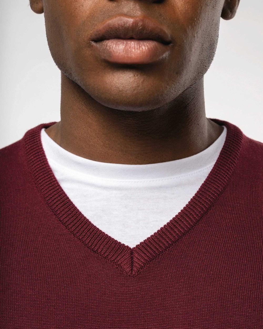Truien KARIBAN Heren pullover met v-hals voor bedrukking &amp; borduring