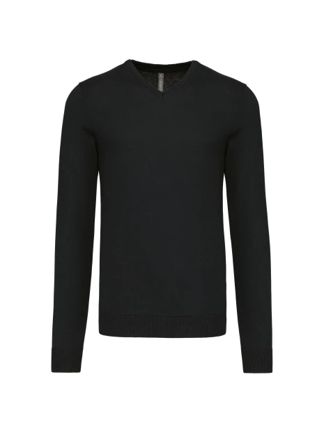 KARIBAN Pull col V homme /api/colors/b9fdad4a-5e94-45cb-8c03-c08b349b28c3 personnalisable