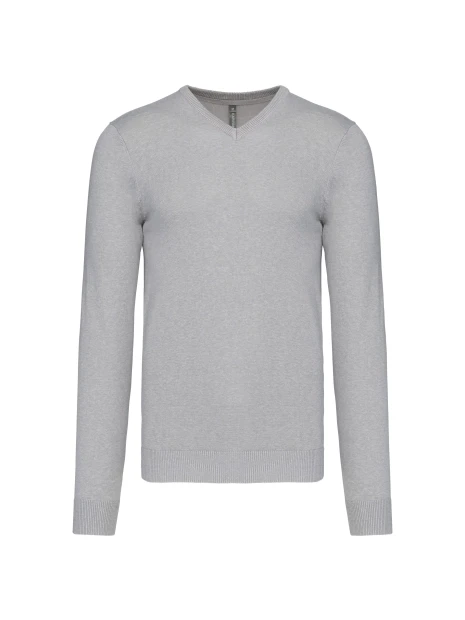 KARIBAN Pull col V homme /api/colors/affde0b2-3f9e-462b-8bbe-959997fedc42 personnalisable