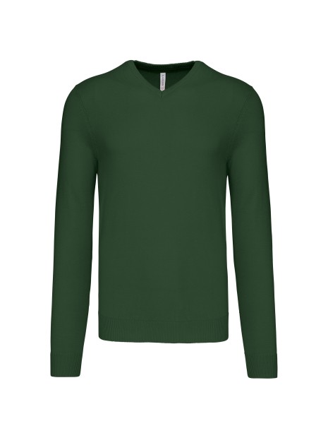 KARIBAN Pull col V homme /api/colors/04ff5422-733a-4283-80b4-be8cd0eba314 personnalisable