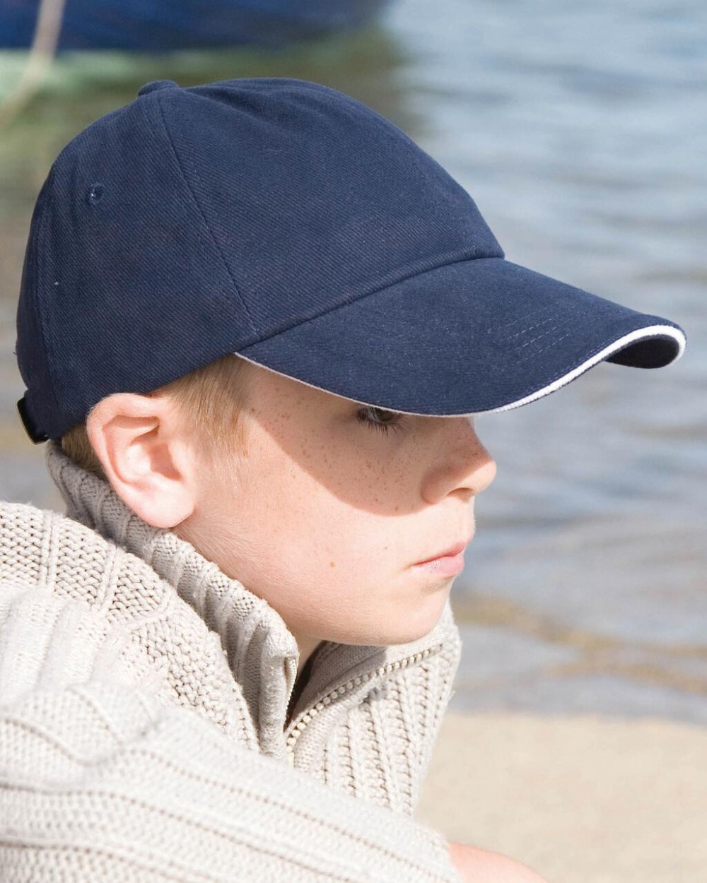 RESULT Junior Brushed Cotton Cap Kappen personalisierbar