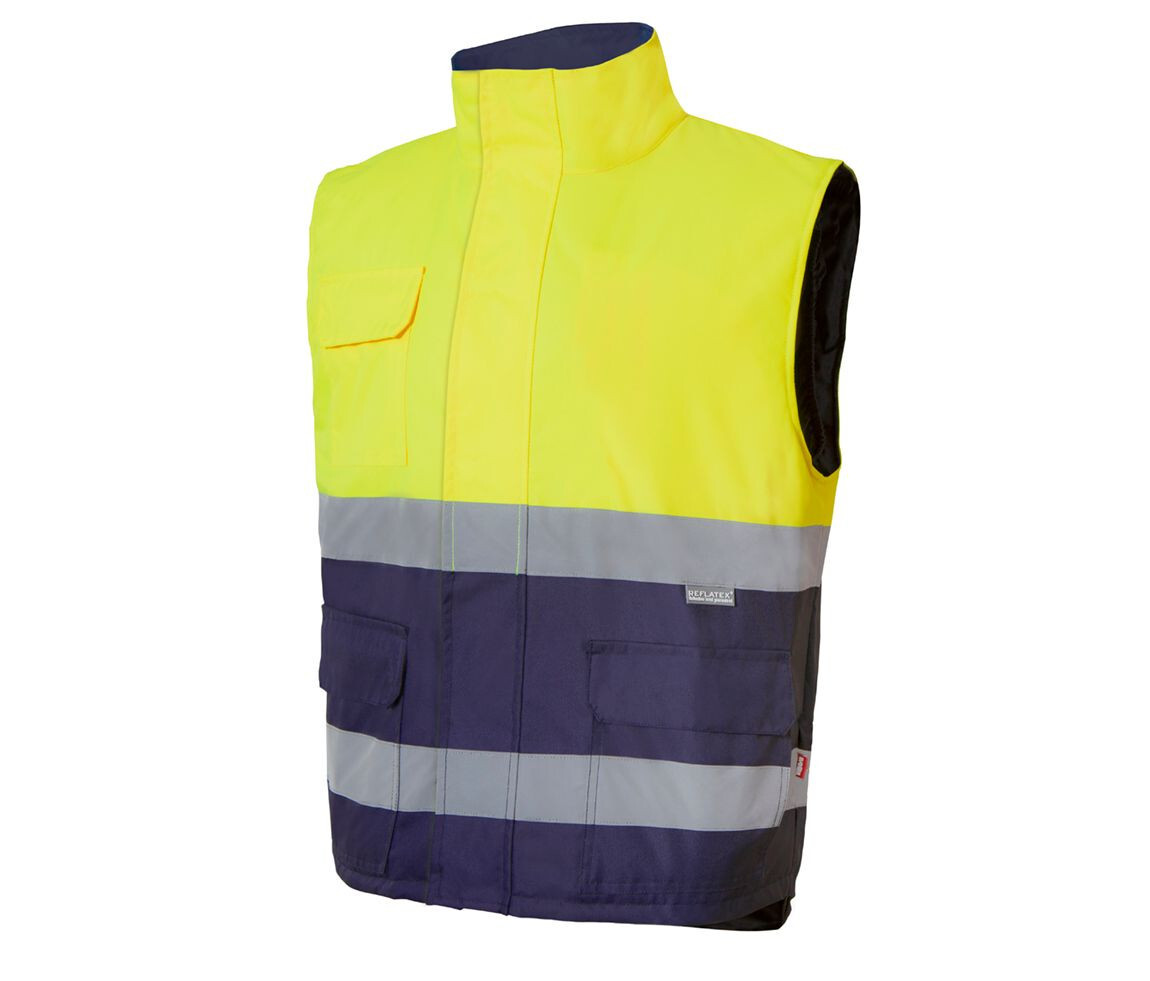 Jassen VELILLA HV TWO-TONE PADDED VEST voor bedrukking &amp; borduring