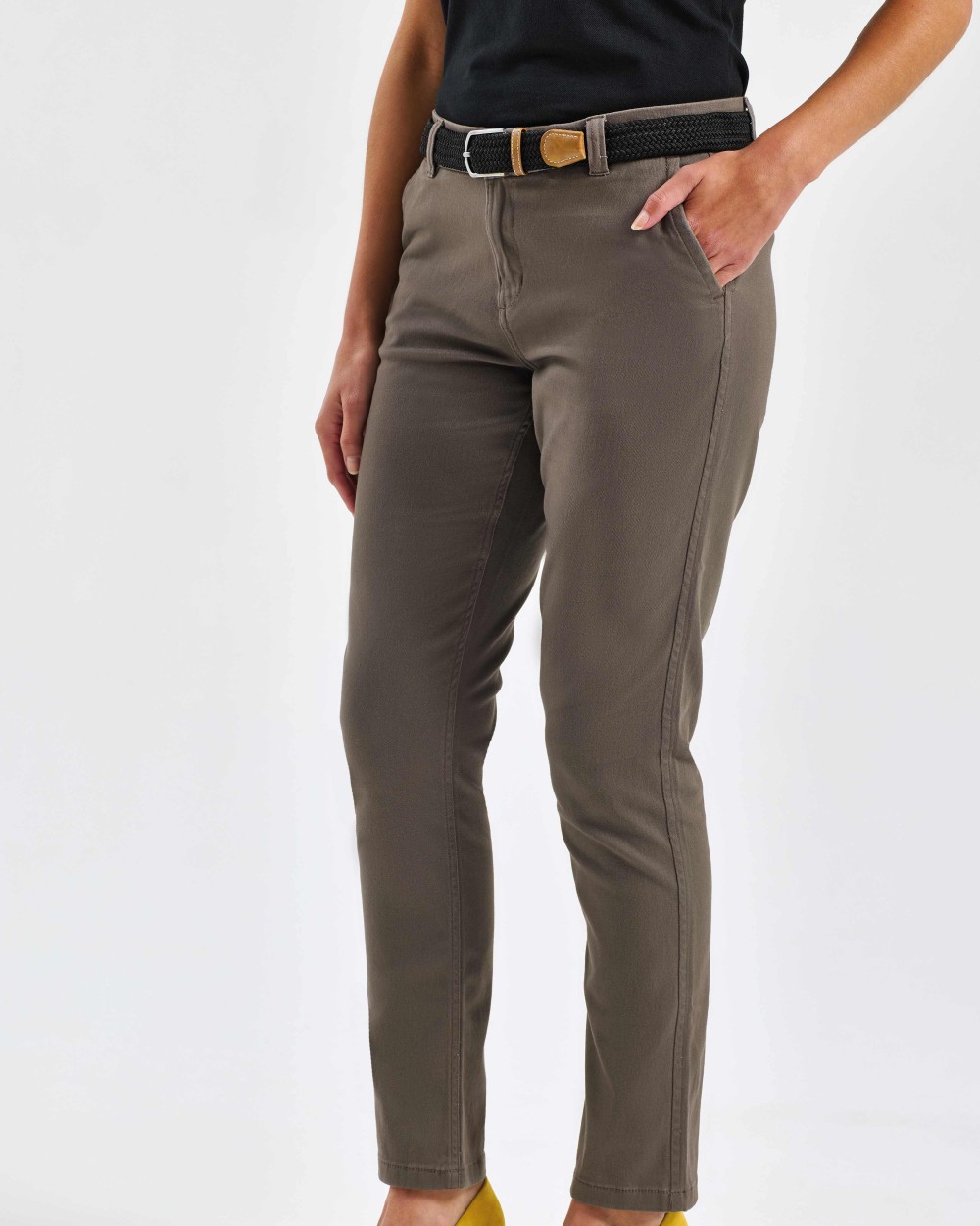 Pantalons personnalisable ASQUITH & FOX Chino coupe classique pour femme