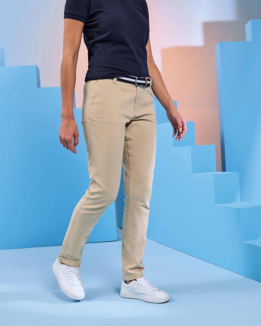 Broeken ASQUITH & FOX Women's Classic fit chinos voor bedrukking &amp; borduring