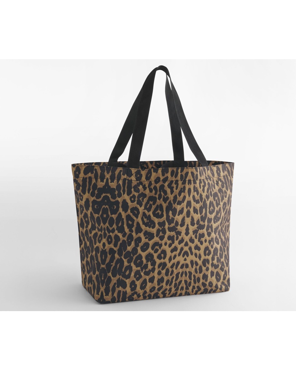 Tassen & Zakken BAG BASE LEOPARD PRINT CARRYALL TOTE BAG voor bedrukking &amp; borduring
