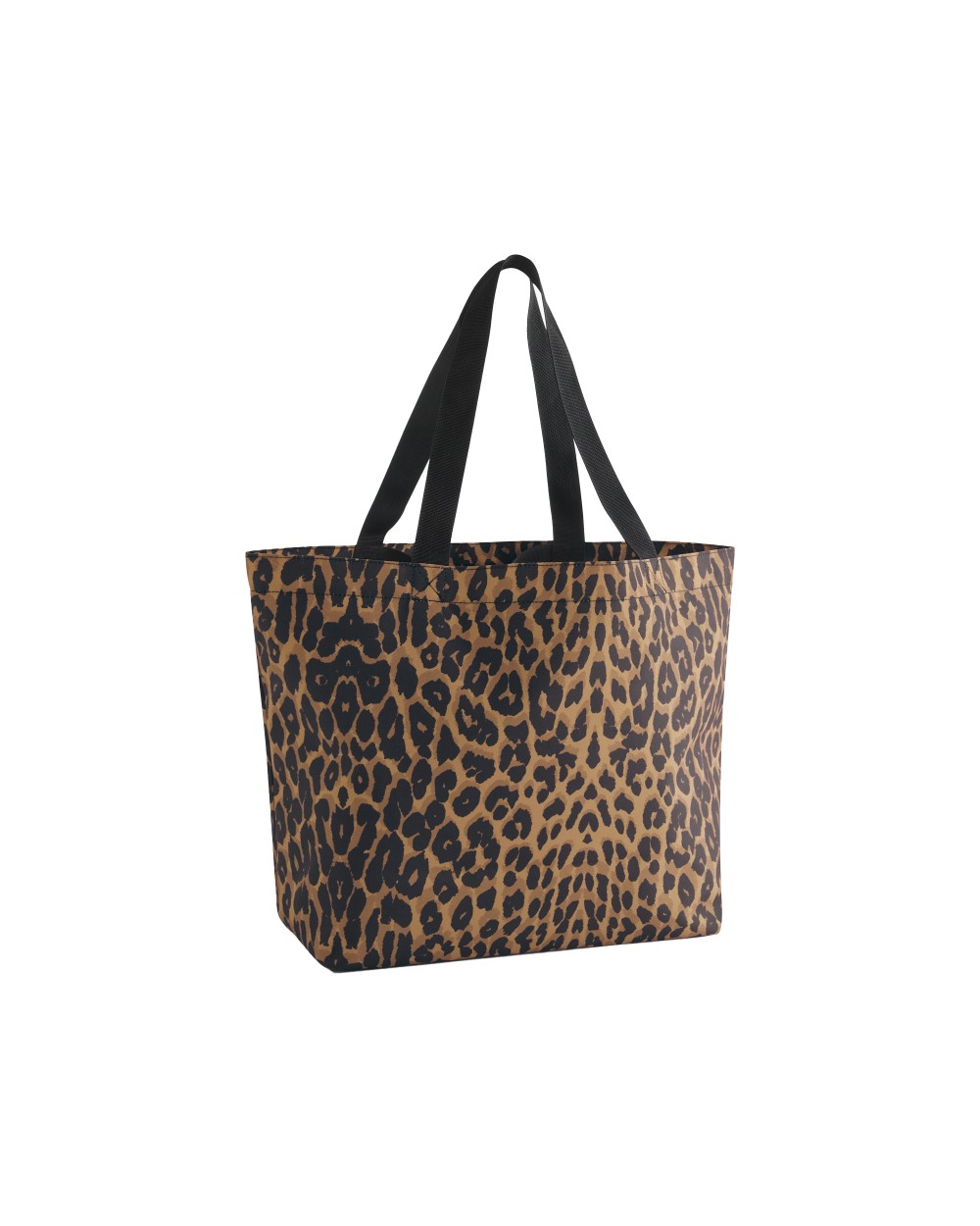 Tassen & Zakken BAG BASE LEOPARD PRINT CARRYALL TOTE BAG voor bedrukking &amp; borduring