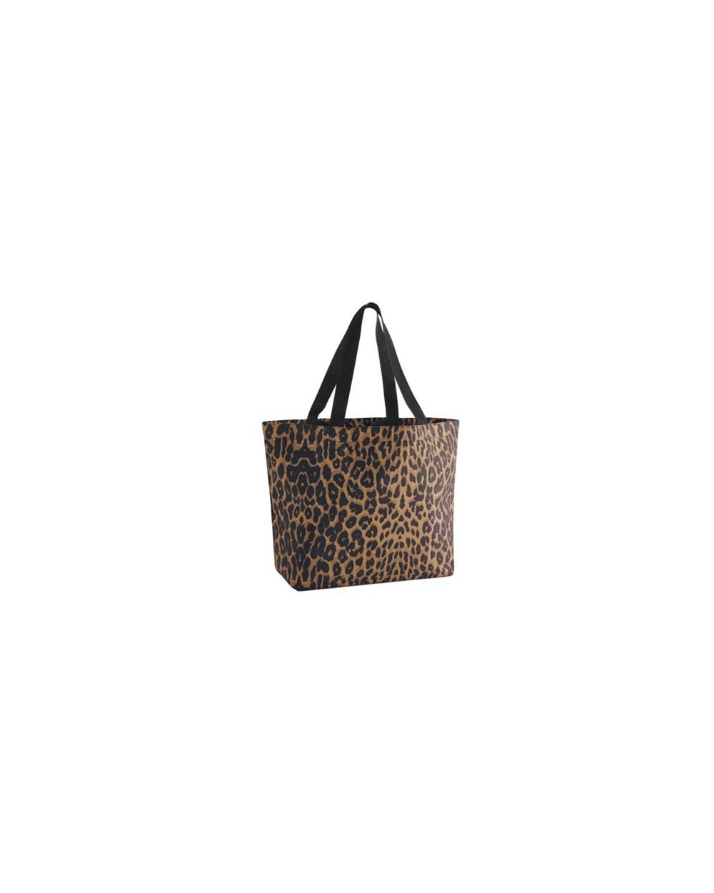Tassen & Zakken BAG BASE LEOPARD PRINT CARRYALL TOTE BAG voor bedrukking &amp; borduring